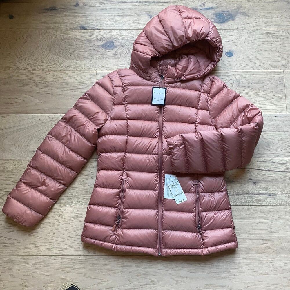 NWT Pink Charter Club Puffer